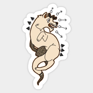 Russet Hostility Sticker